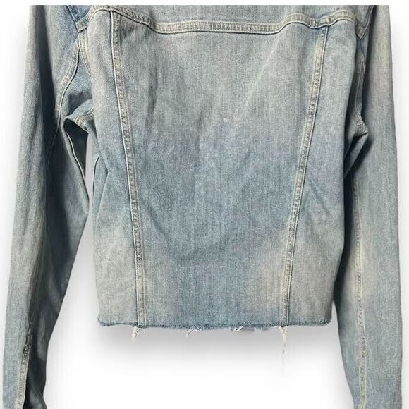 JOE'S Jean Jacket Women's Sz S Blue Cutoff Boyfriend Button Up Country W… - Picture 9 of 16